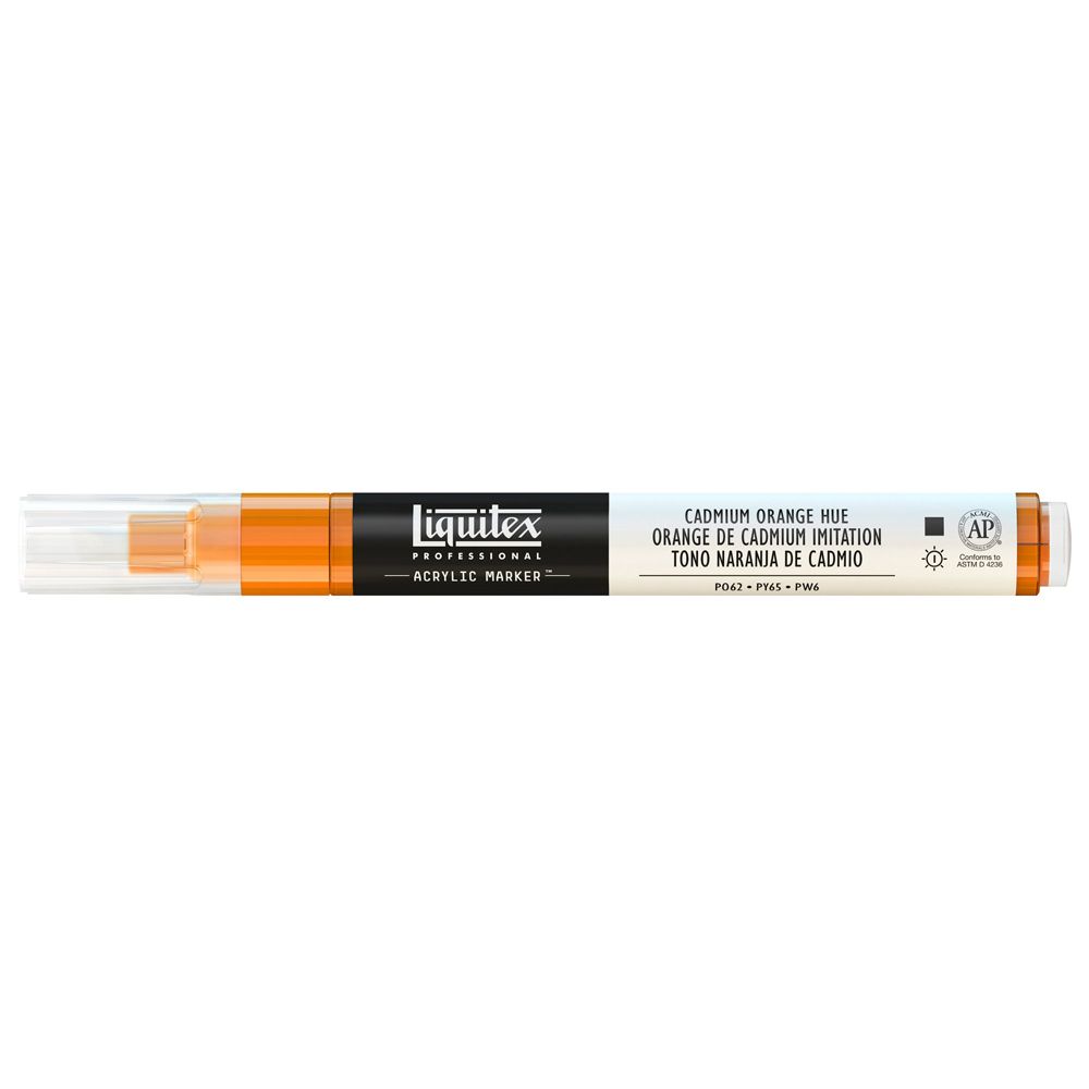 Liquitex Professional Fine Paint Marker - Cadmium Orange Hue (2 to 4mm)