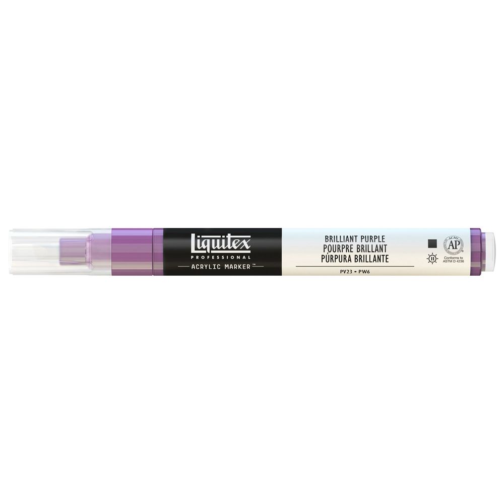 Liquitex Professional Fine Paint Marker - Brilliant Purple (2 to 4mm)