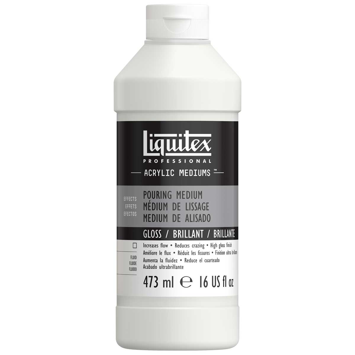 Liquitex Professional Pouring Medium - Gloss 16oz (473ml)