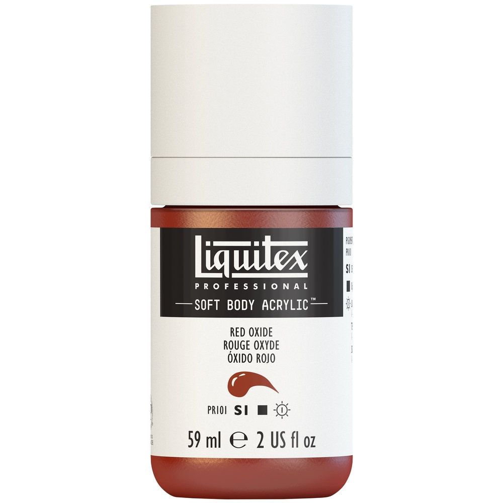 Liquitex Soft Body Acrylic, 335 Red Oxide, 2-oz