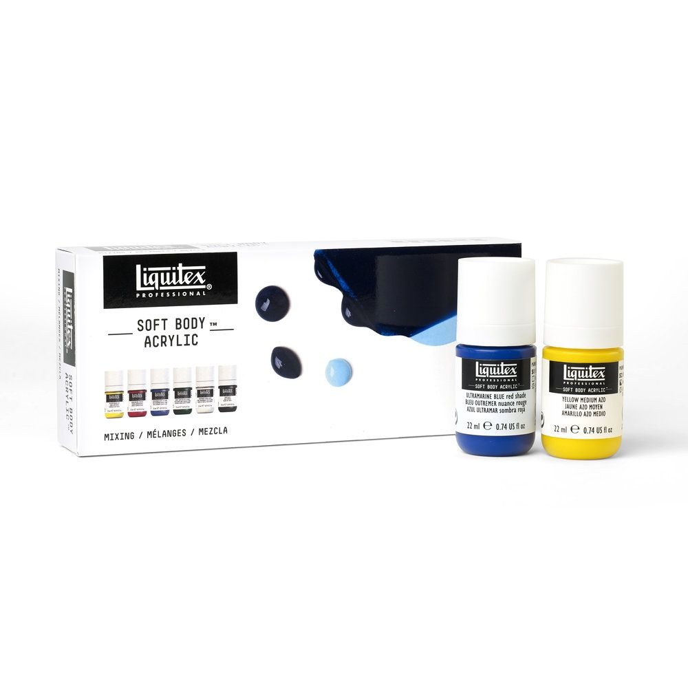 Liquitex Professional Soft Body Acrylic Set - 6x22ml Mixing