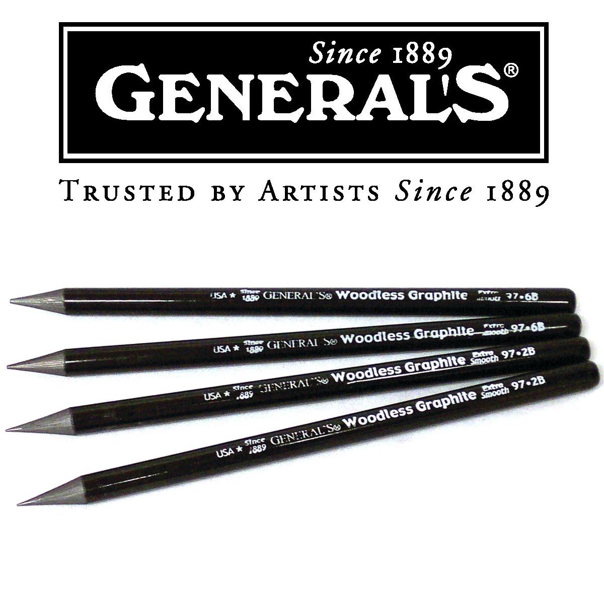 General's Woodless Graphite Pencils Open Stock