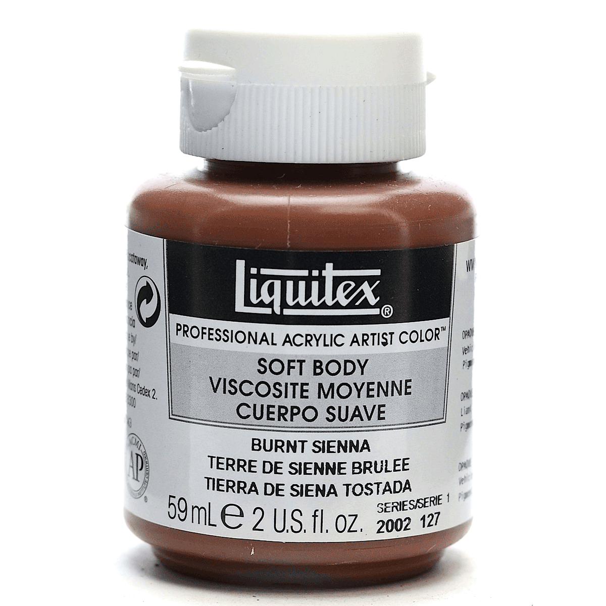 Liquitex Acrylic Soft Body - Burnt Sienna 2-oz