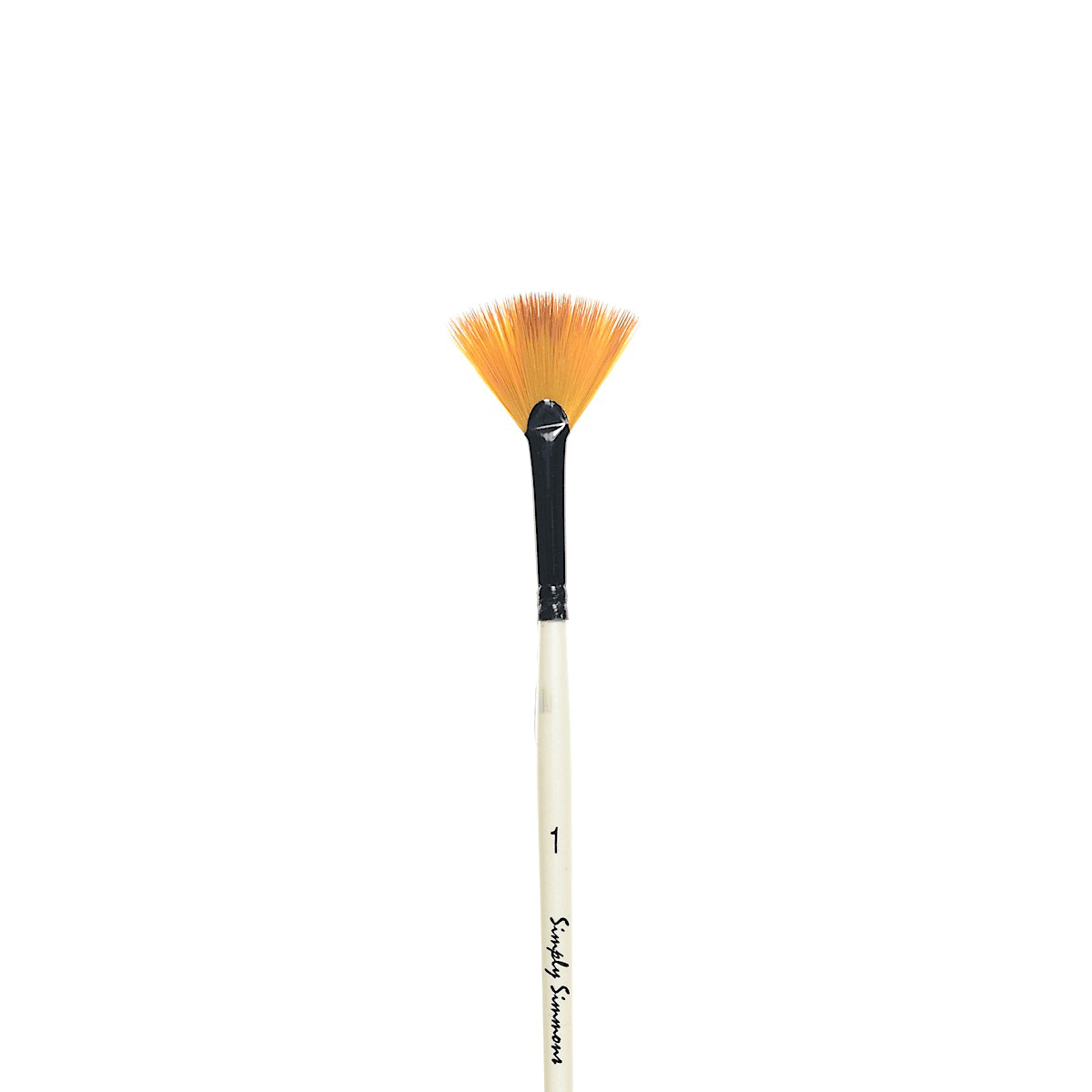 Simply Simmons Acrylic Synthetic Brush - Fan Blender 1