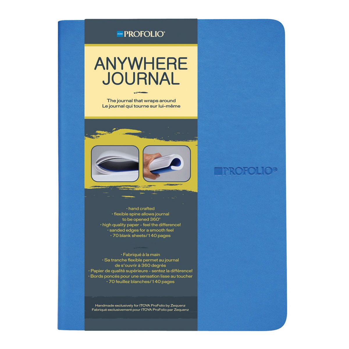 Itoya Anywhere Journal Blue Medium - 5.8 x 8.25 Inches