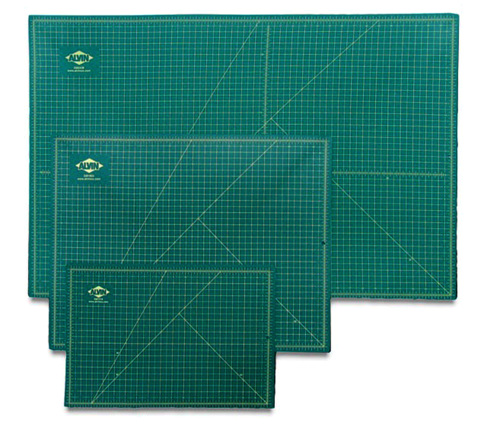 Green/Black Professional Self-Healing Cutting Mat 24" x 36"