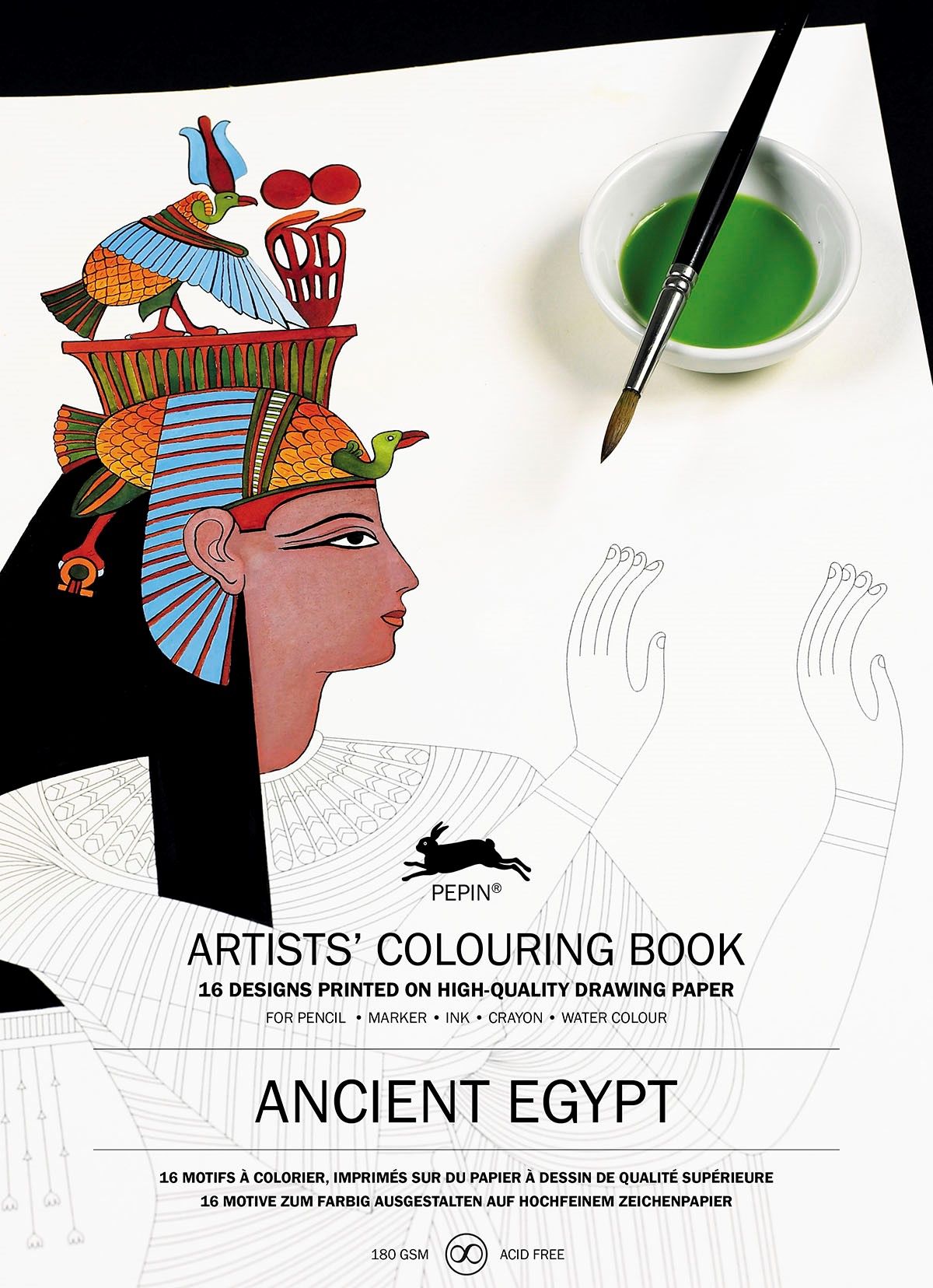 ANCIENT EGYPT: Artists' Colouring Books - Paperback