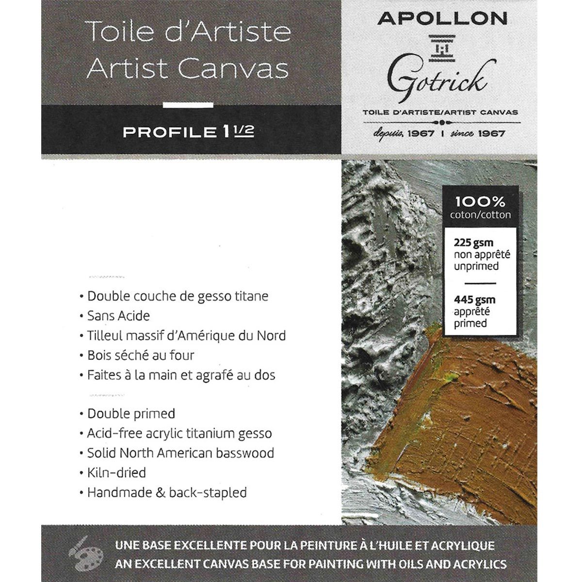 Apollon Gotrick Gallery Artist Canvas Profile 1½" - 36 x 48"