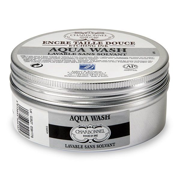 Charbonnel Aqua Wash Etching Ink Can (150ml) - Black 55981