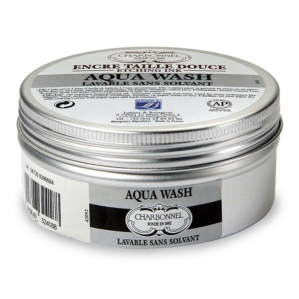 Charbonnel Aqua Wash Etching Ink Can (150ml) - Black 55985