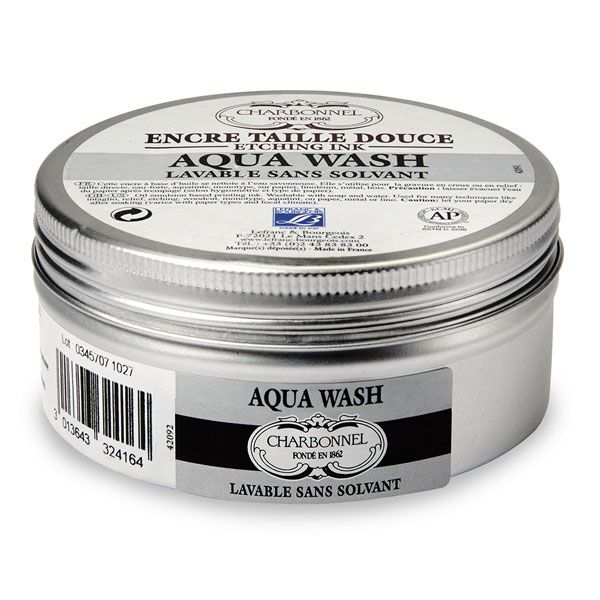Charbonnel Aqua Wash Etching Ink Can (150ml) - Black F66