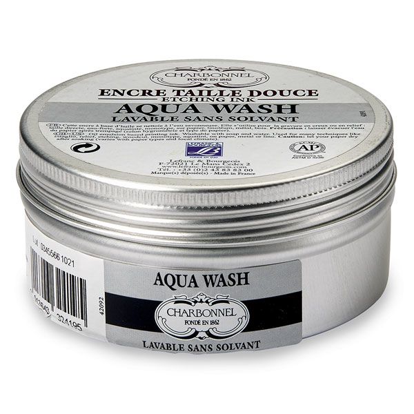 Charbonnel Aqua Wash Etching Ink Can (150ml) - Black Luxe C