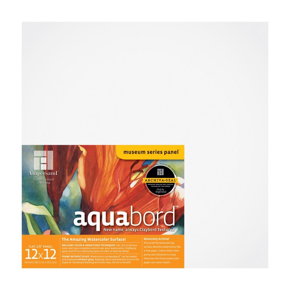 Ampersand Aquabord 1/8" Flat 12 x 12 inches
