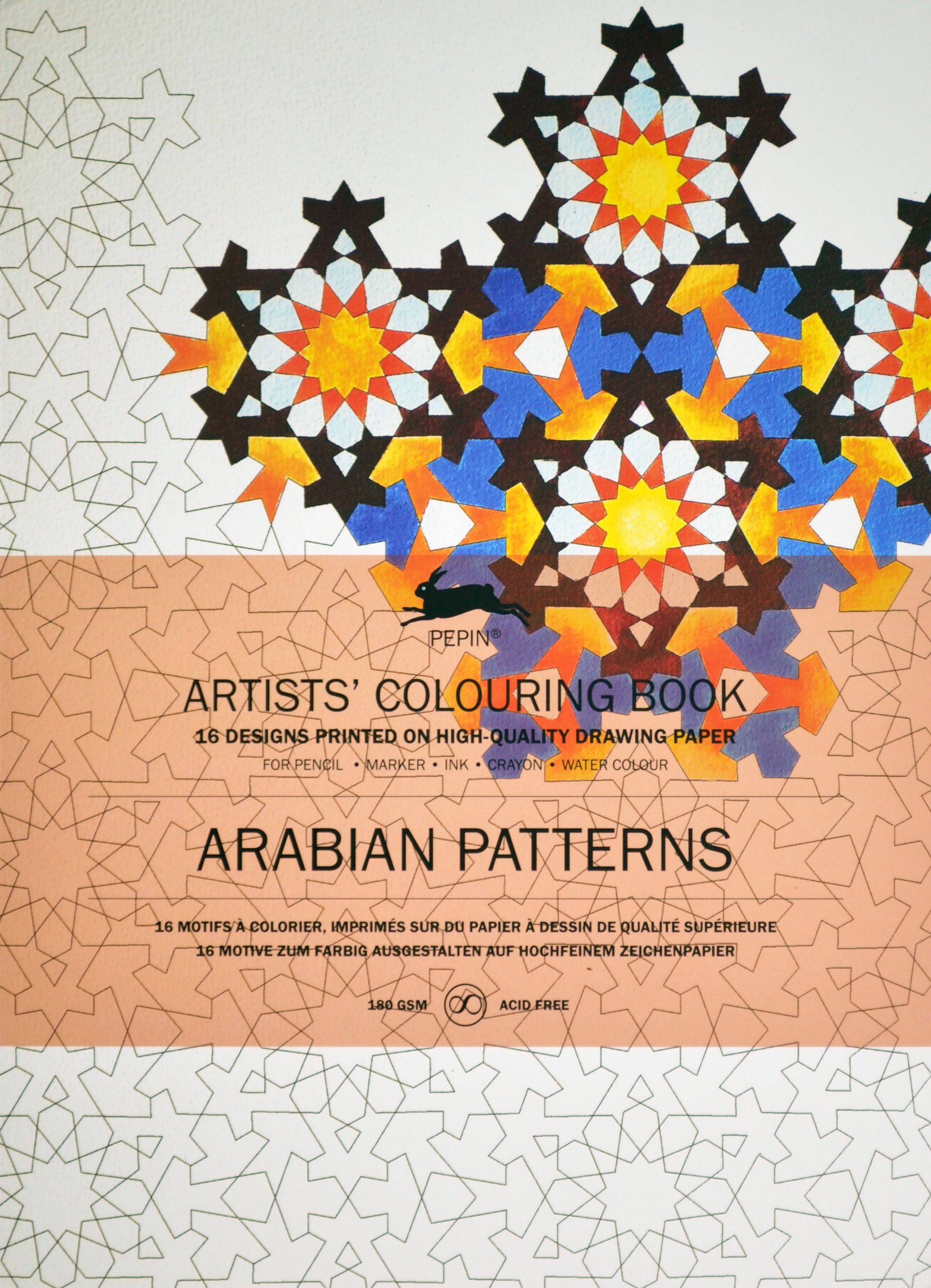 ARABIAN PATTERNS: Artists' Colouring Books - Paperback