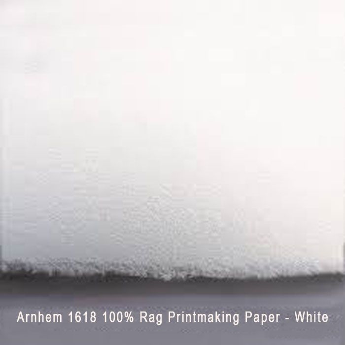 Arnhem 1618 Printmaking 100% Rag Paper 5-Packs, White 245 gsm