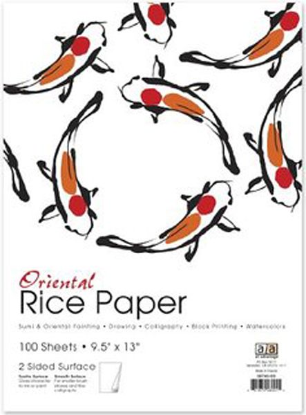 Oriental Rice Paper 9" x 12" 100 Sheet Pack