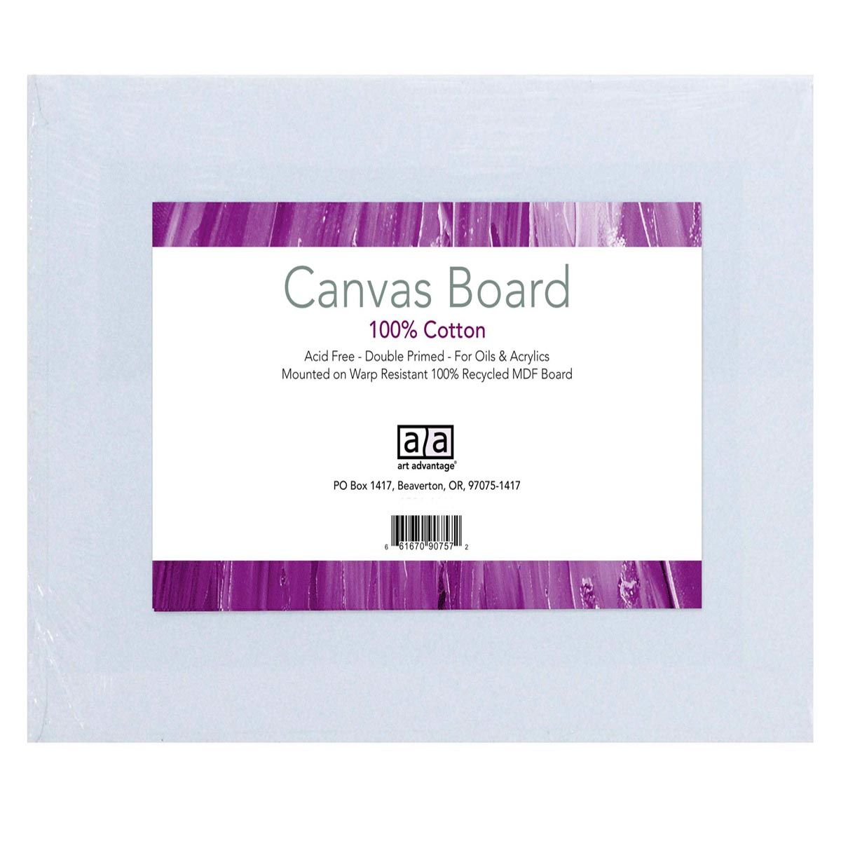 Art Advantage Canvas Board 3/Pack 10 x 10 inches