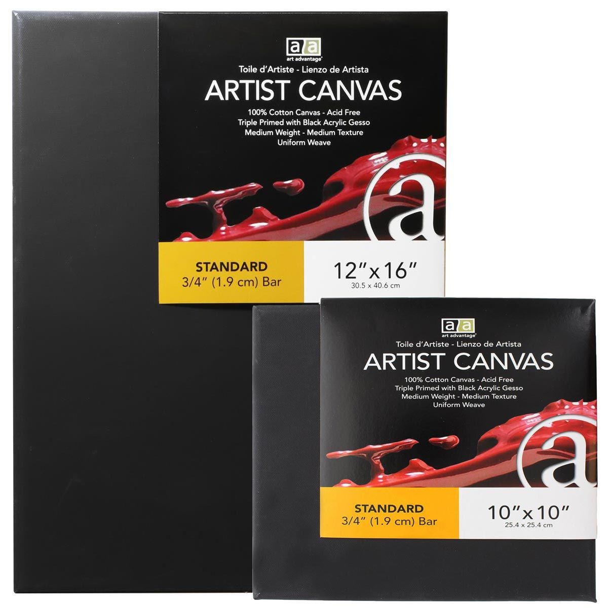 Art Advantage Artist Black Canvas Open Stock