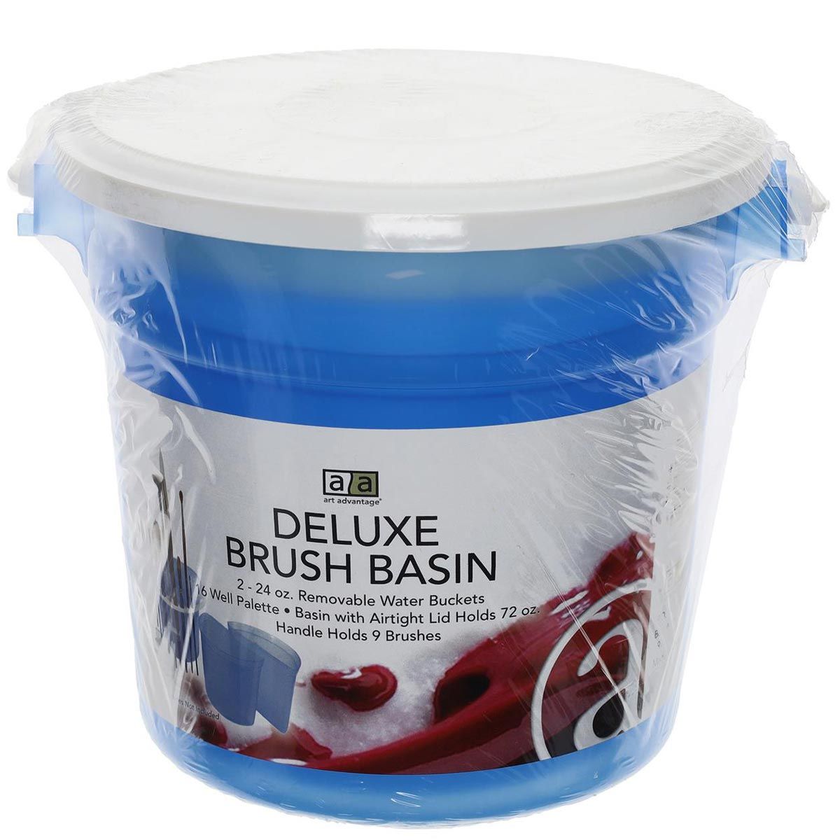 Art Advantage Deluxe Brush Wash Bucket With Basin