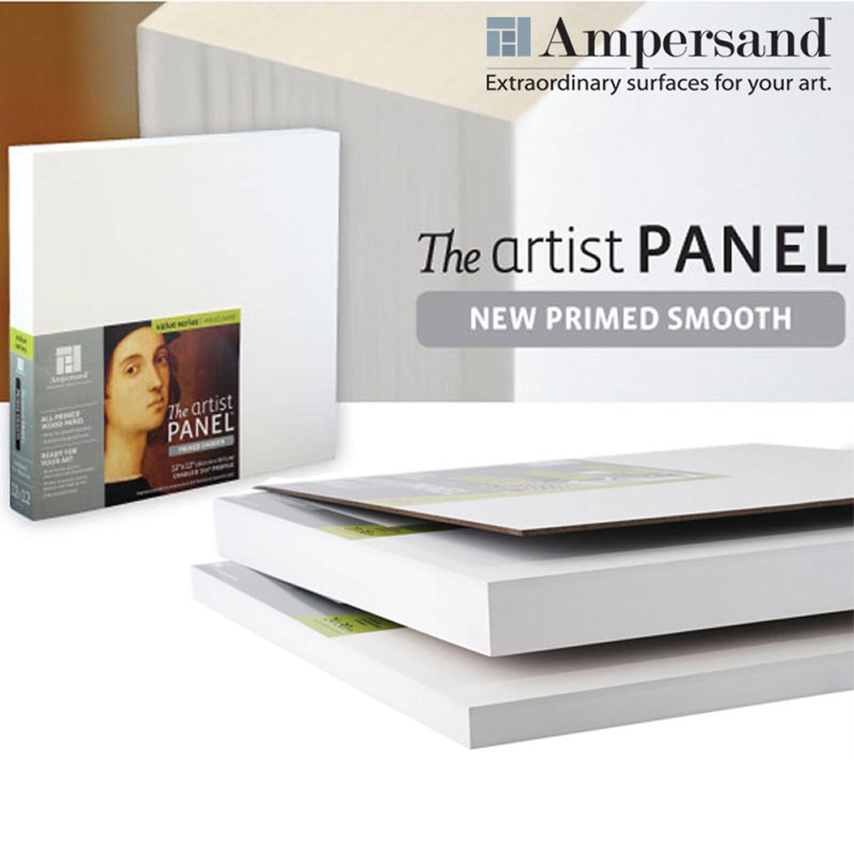Ampersand Value Series Primed Smooth Artist Panels
