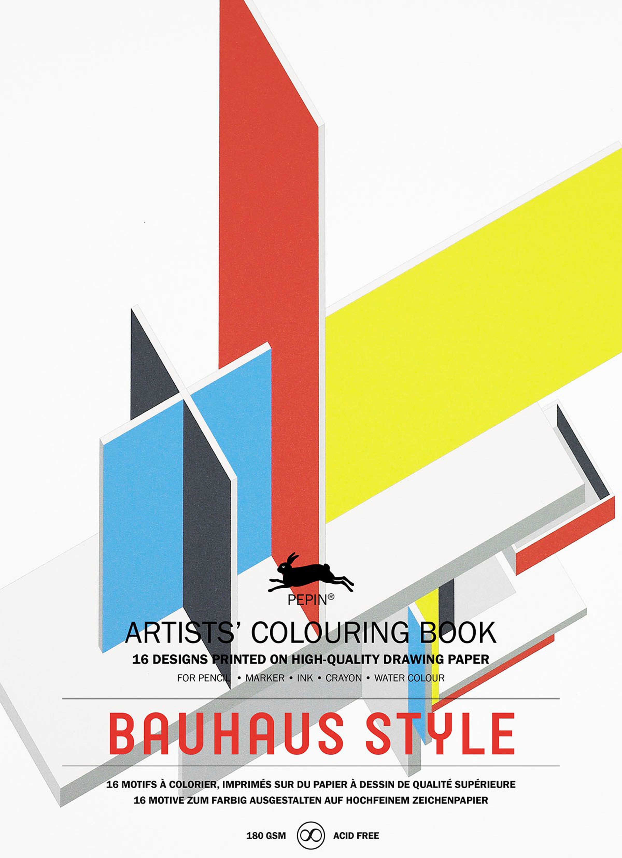 BAUHAUS STYLE: Artists' Colouring Books - Paperback