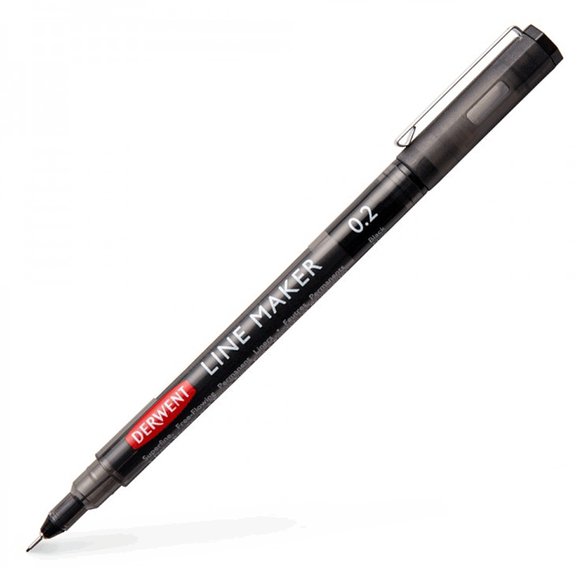 Derwent Graphik Line Marker Pen - Black 0.2