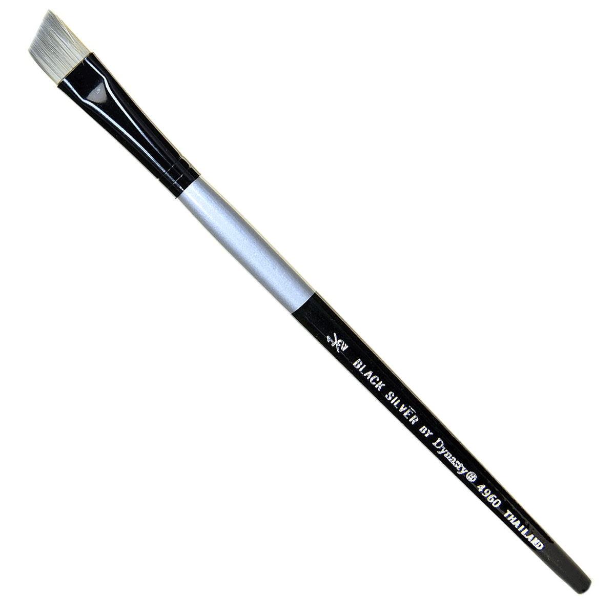 Dynasty Black Silver SH Brush - Angle 1/2 inch
