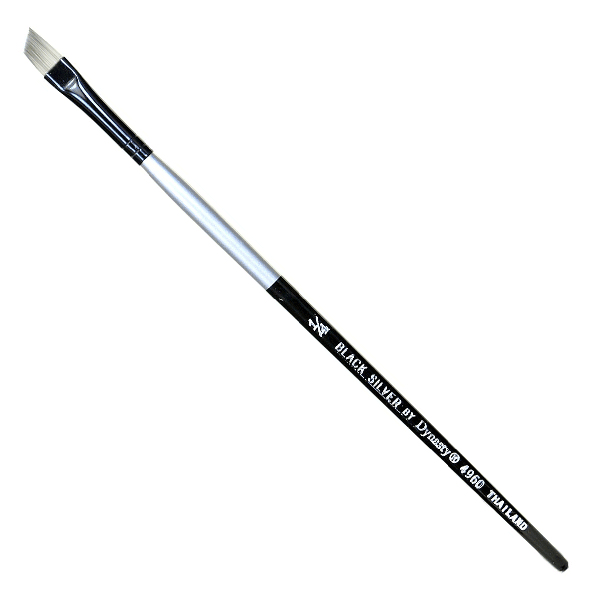 Dynasty Black Silver SH Brush - Angle 1/4 inch