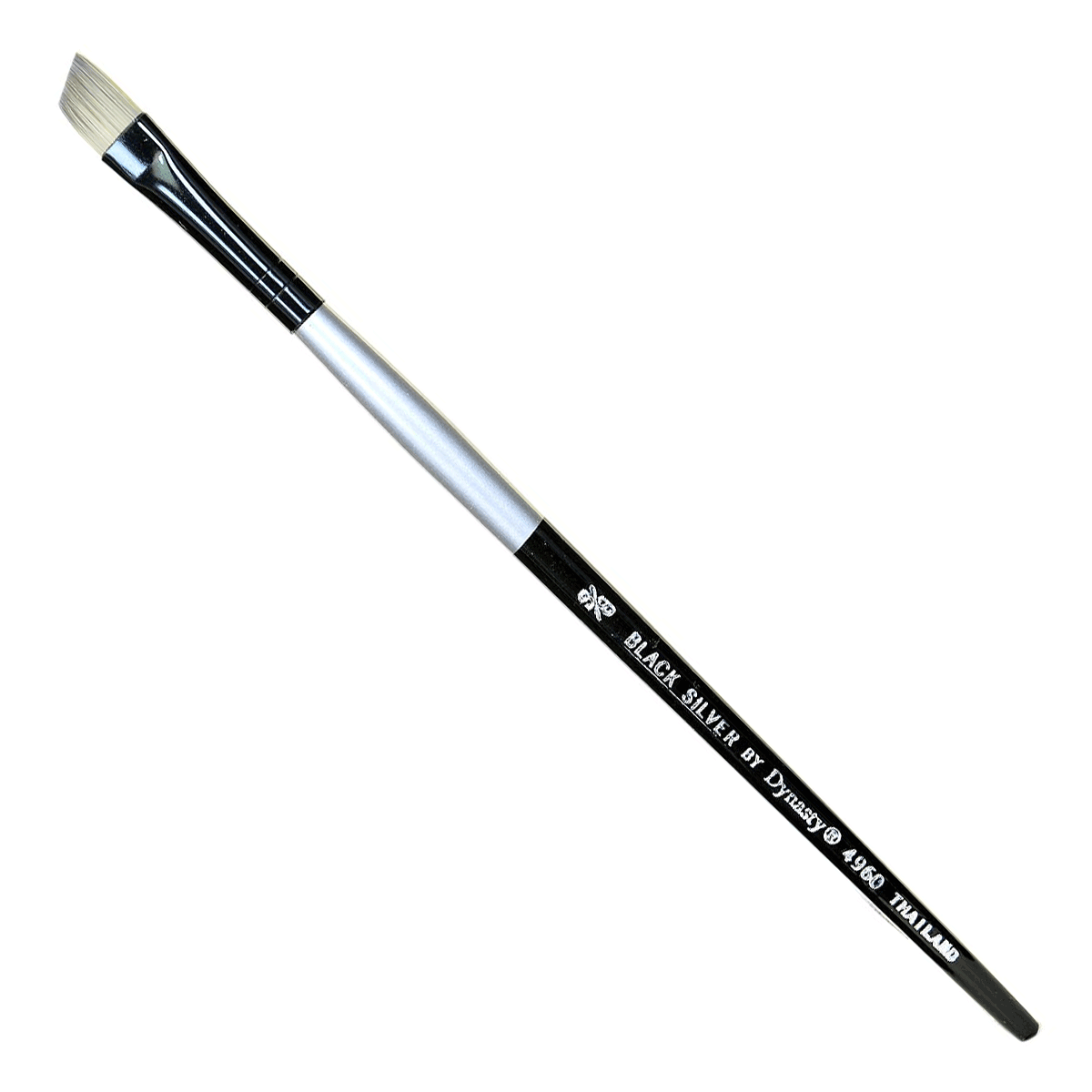 Dynasty Black Silver SH Brush - Angle 3/8 inch