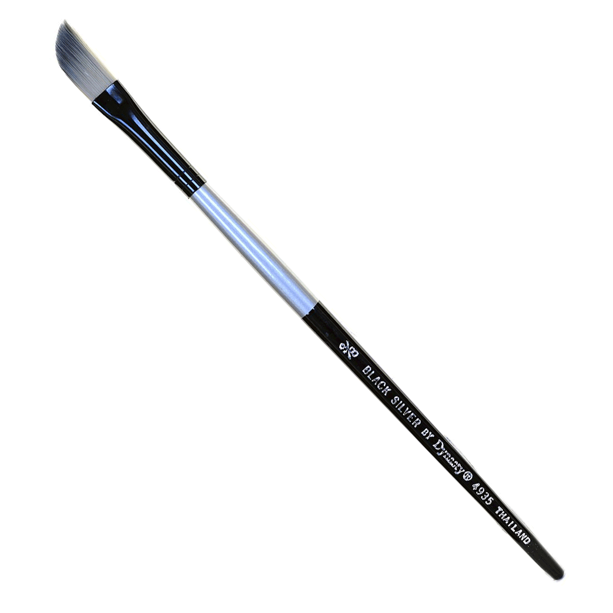 Dynasty Black Silver SH Brush - Dagger 3/8 inch