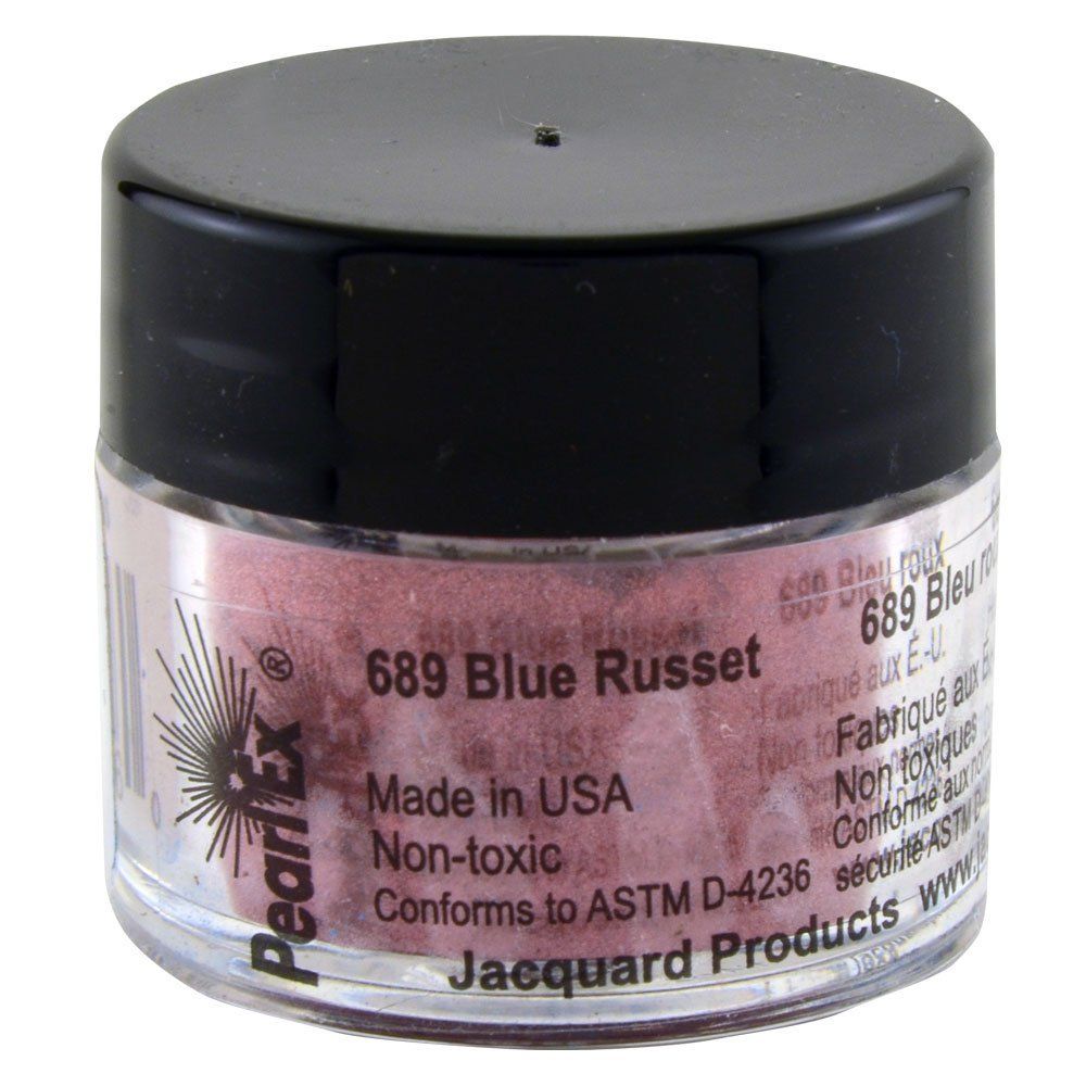 Jacquard Pearl Ex Powdered Blue Russet Pigment 3g