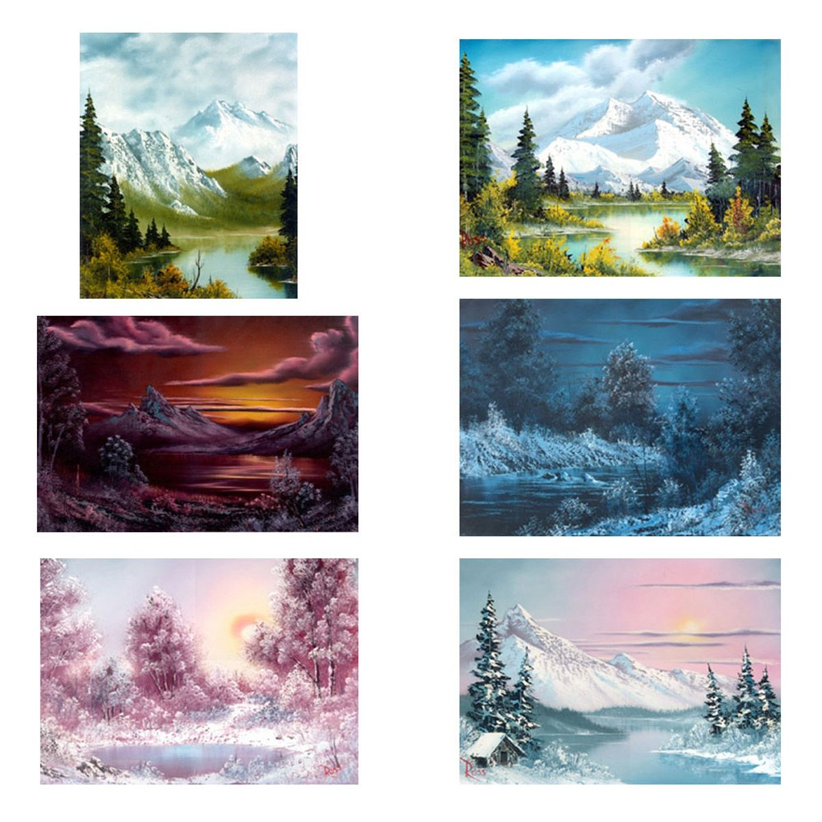 Bob Ross How To Landscape Pattern Packets