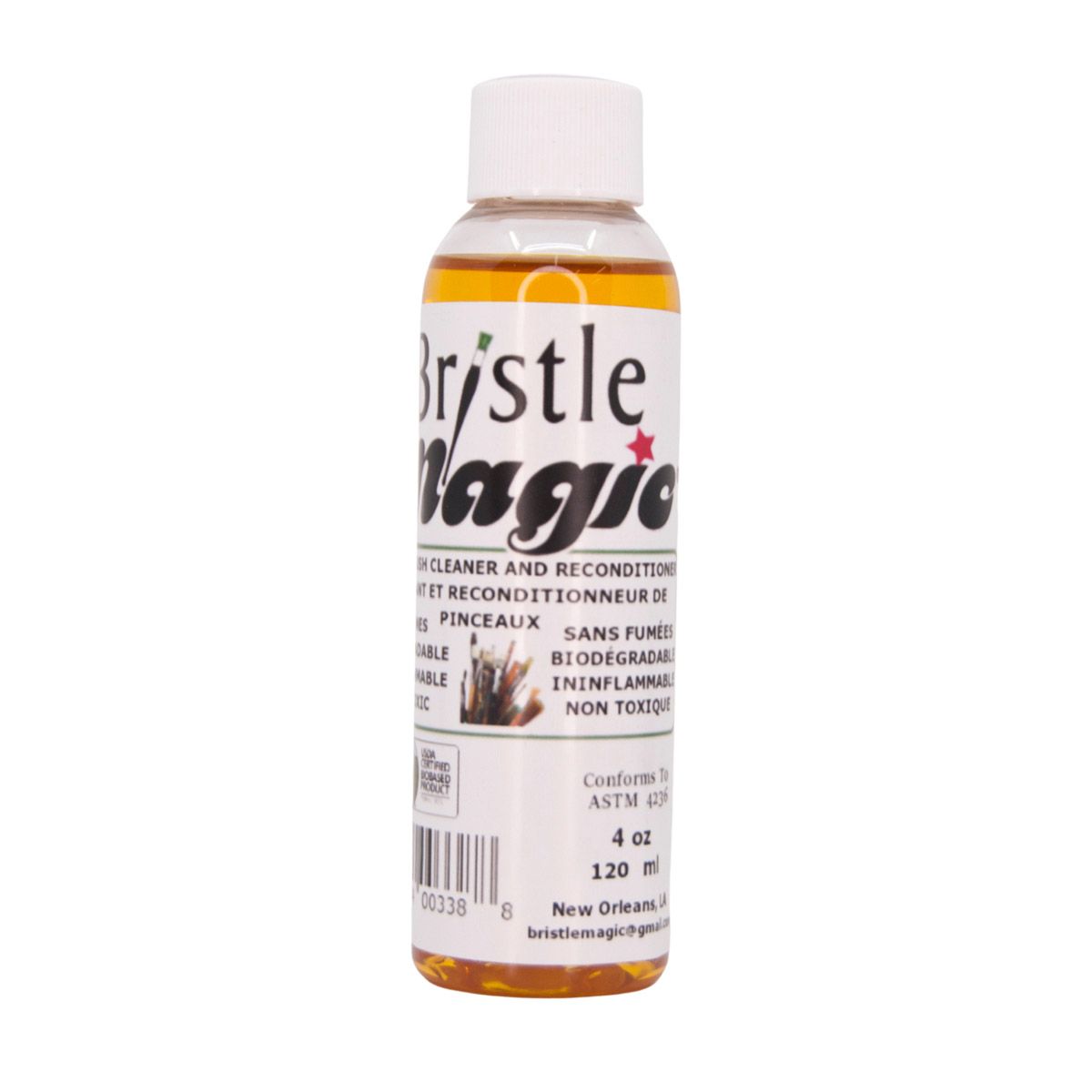 Bristle Magic Paint Brush Cleaner (120 ml) 4 oz