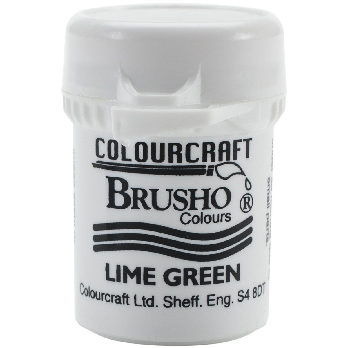 Brusho Crystal Colour - Lime Green 15 gm