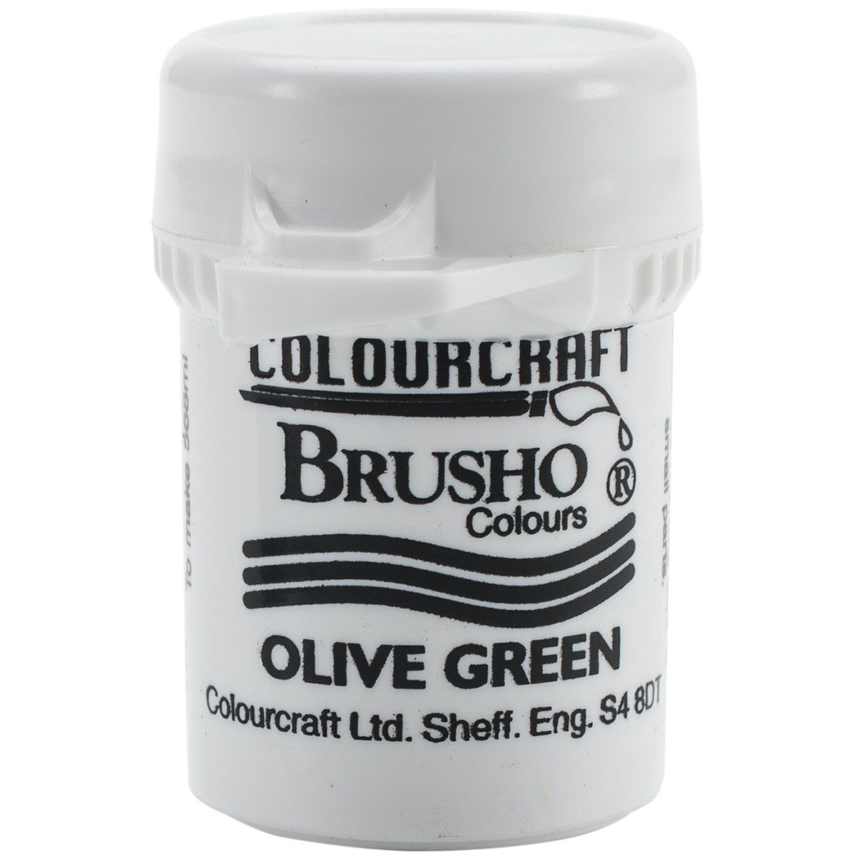 Brusho Crystal Colour - Olive Green 15 gm