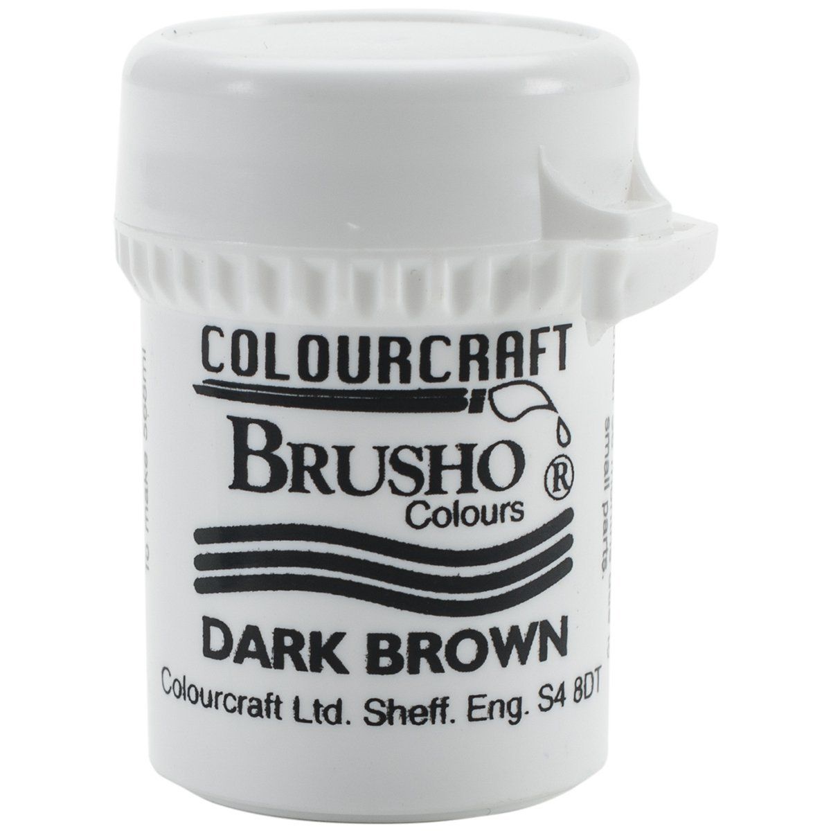 Brusho Crystal Colour - Dark Brown 15 gm