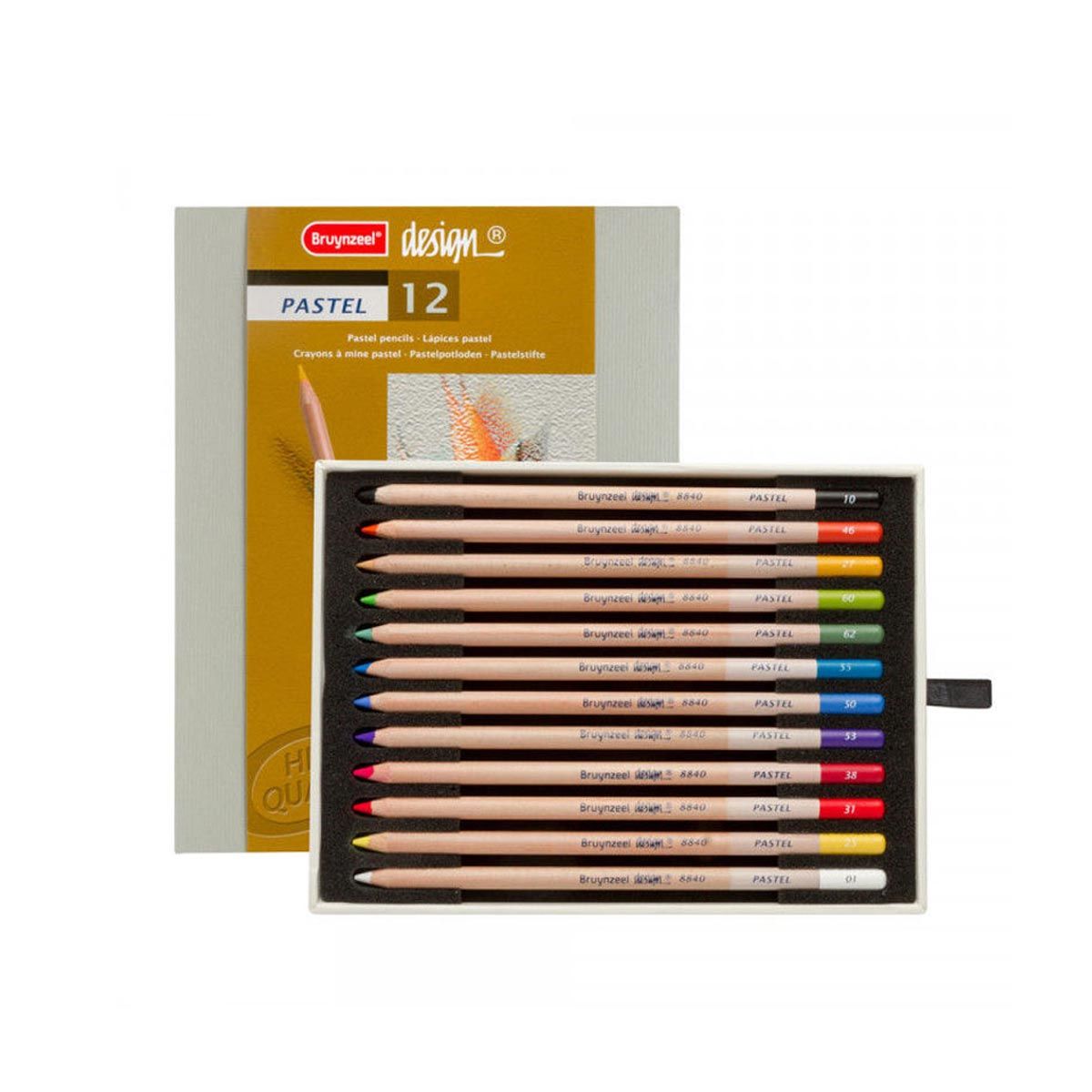Bruynzeel Design Pastel Pencil Set of 12