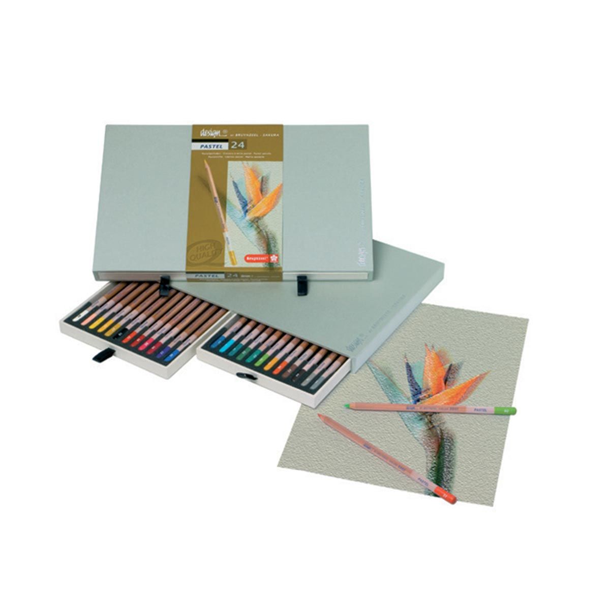 Bruynzeel Design Pastel Pencil Set of 24