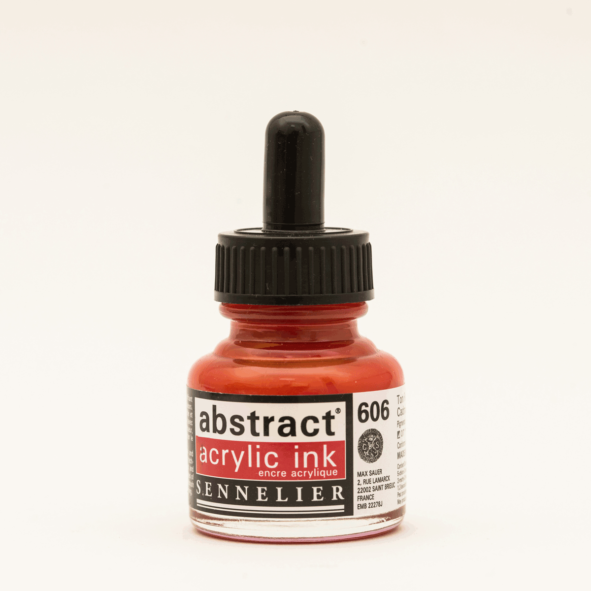Abstract Acrylic Ink Cadmium Red Deep Hue 30 ml
