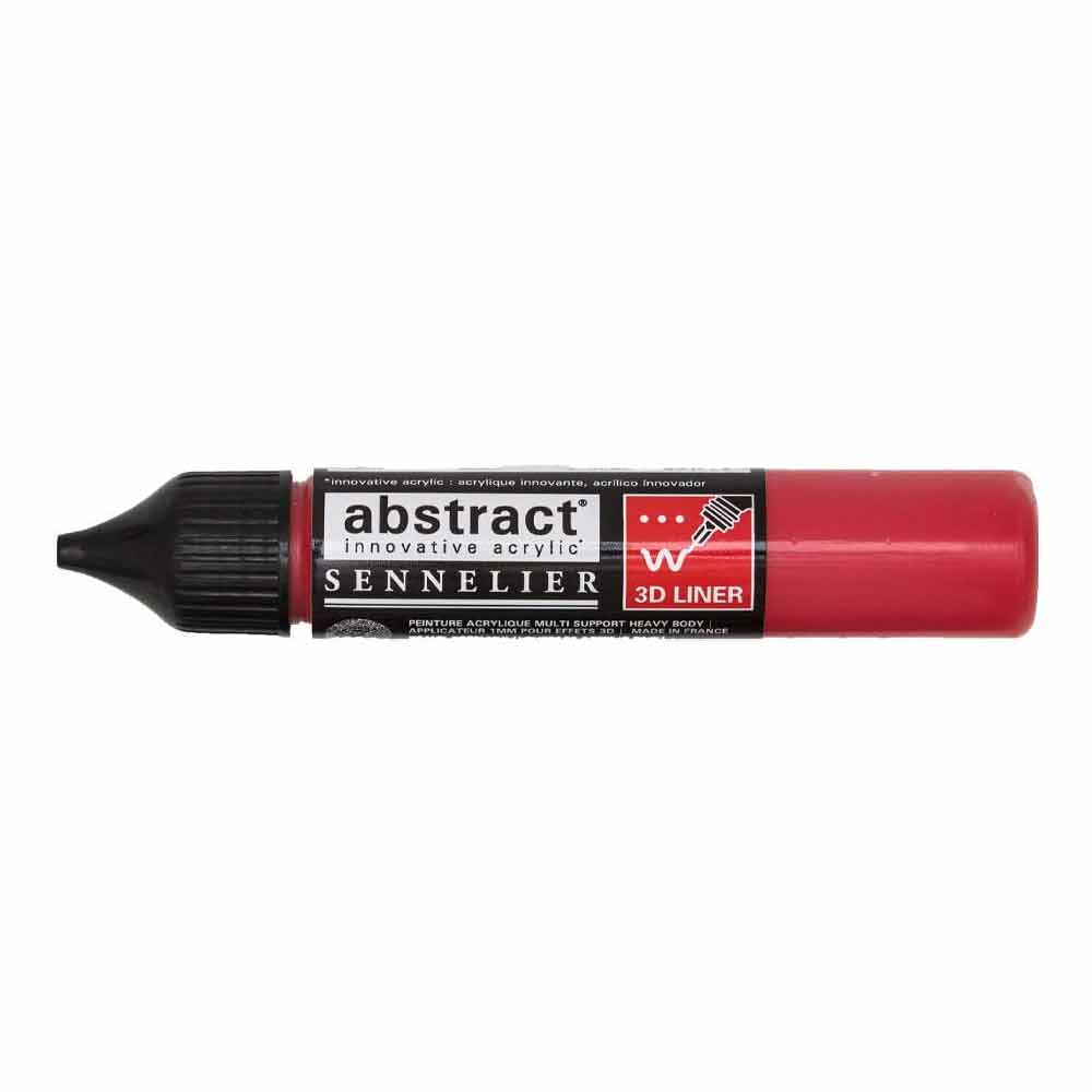 Sennelier Abstract Acrylic 3D Liner, Cadmium Red Light Hue