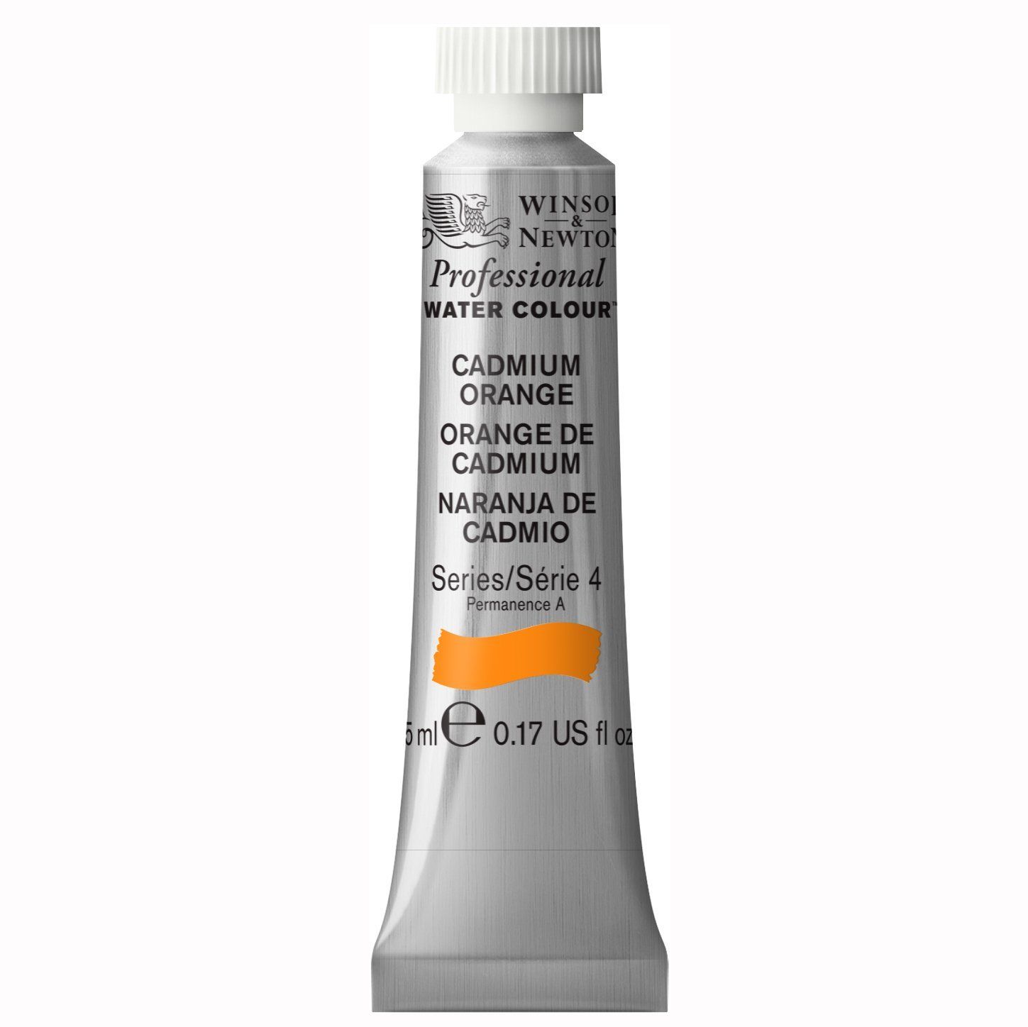 Winsor & Newton Watercolour Paint - Cadmium Orange 5ml