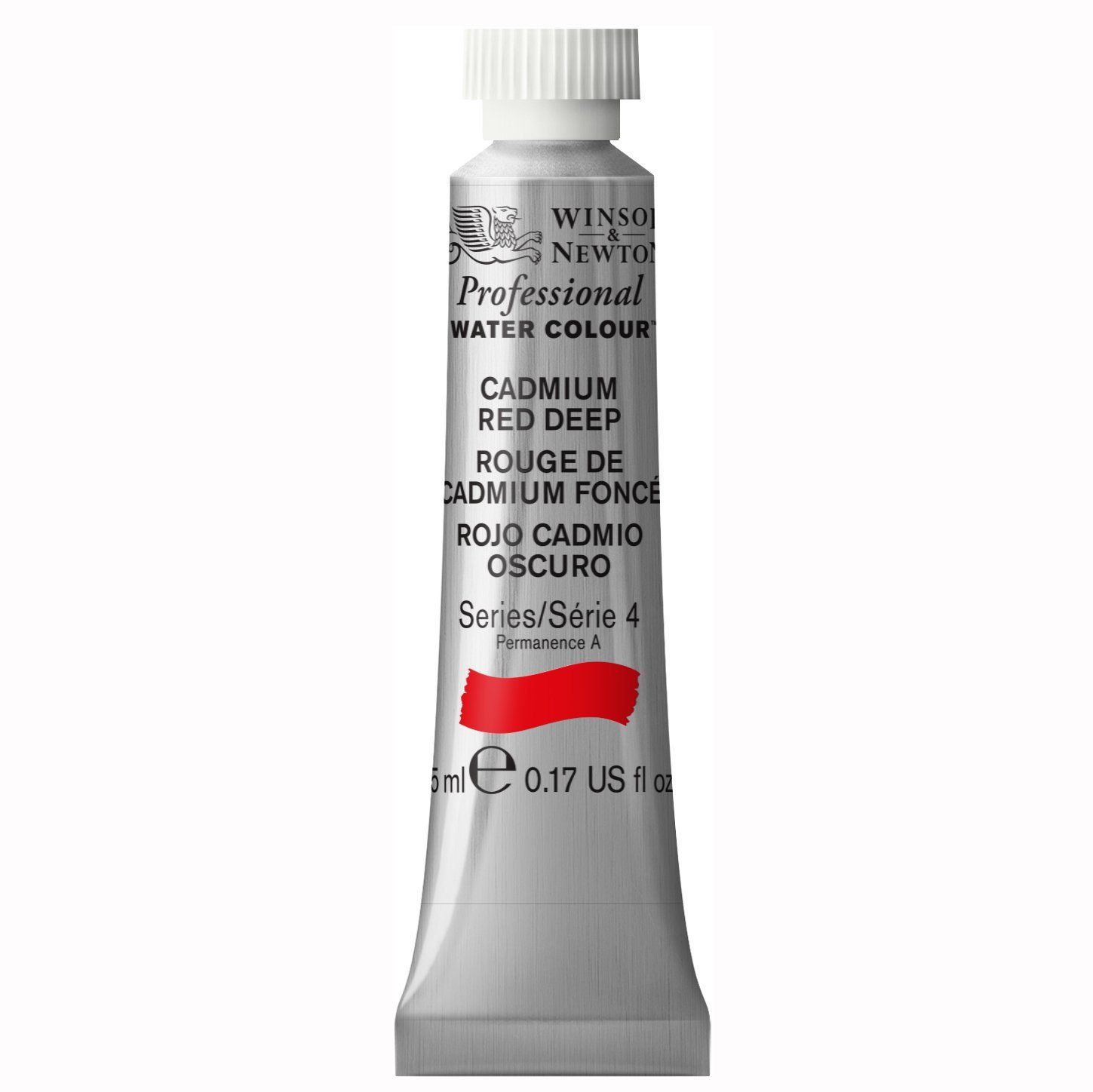 Winsor & Newton Watercolour Paint - Cadmium Red Deep 5ml