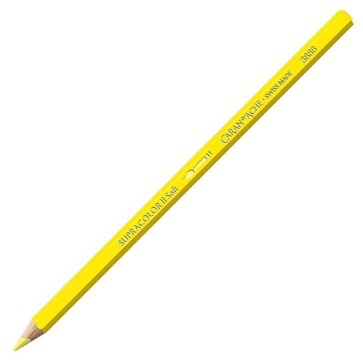 Caran d'Ache Supracolor ll Soft Aquarelle Pencil - Canary Yellow 250