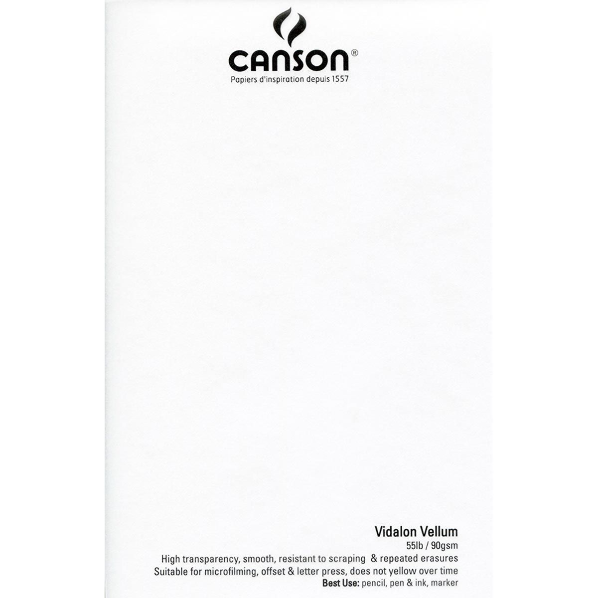 Canson Artist Series Vidalon Vellum Sheet 19" x 25"