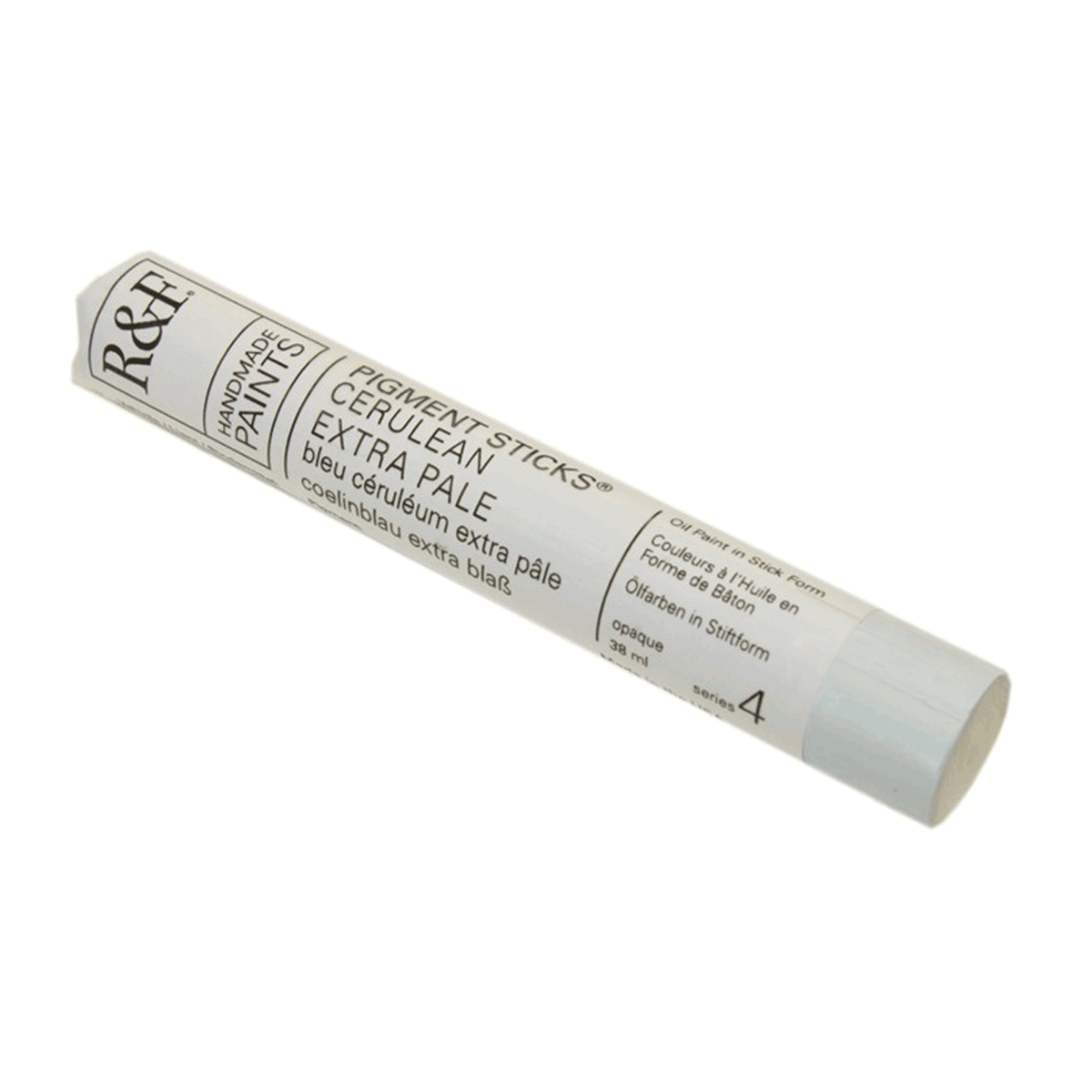 R&F Oil Pigment Stick, Cerulean Extra Pale 38ml