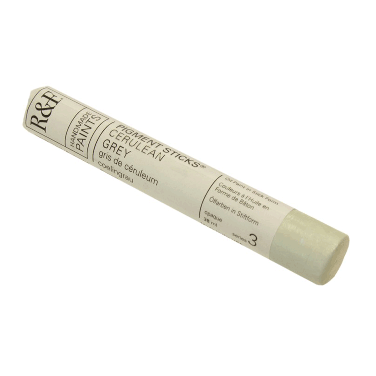 R&F Oil Pigment Stick, Cerulean Grey 38ml