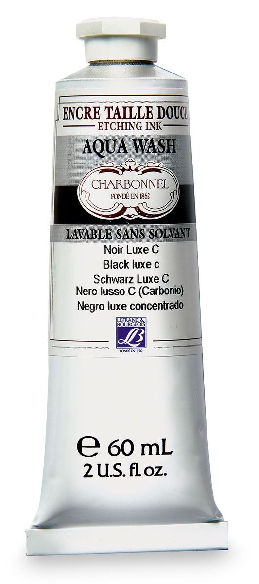 Charbonnel Aqua Wash Etching Ink - Black Luxe C 287 (60ml)