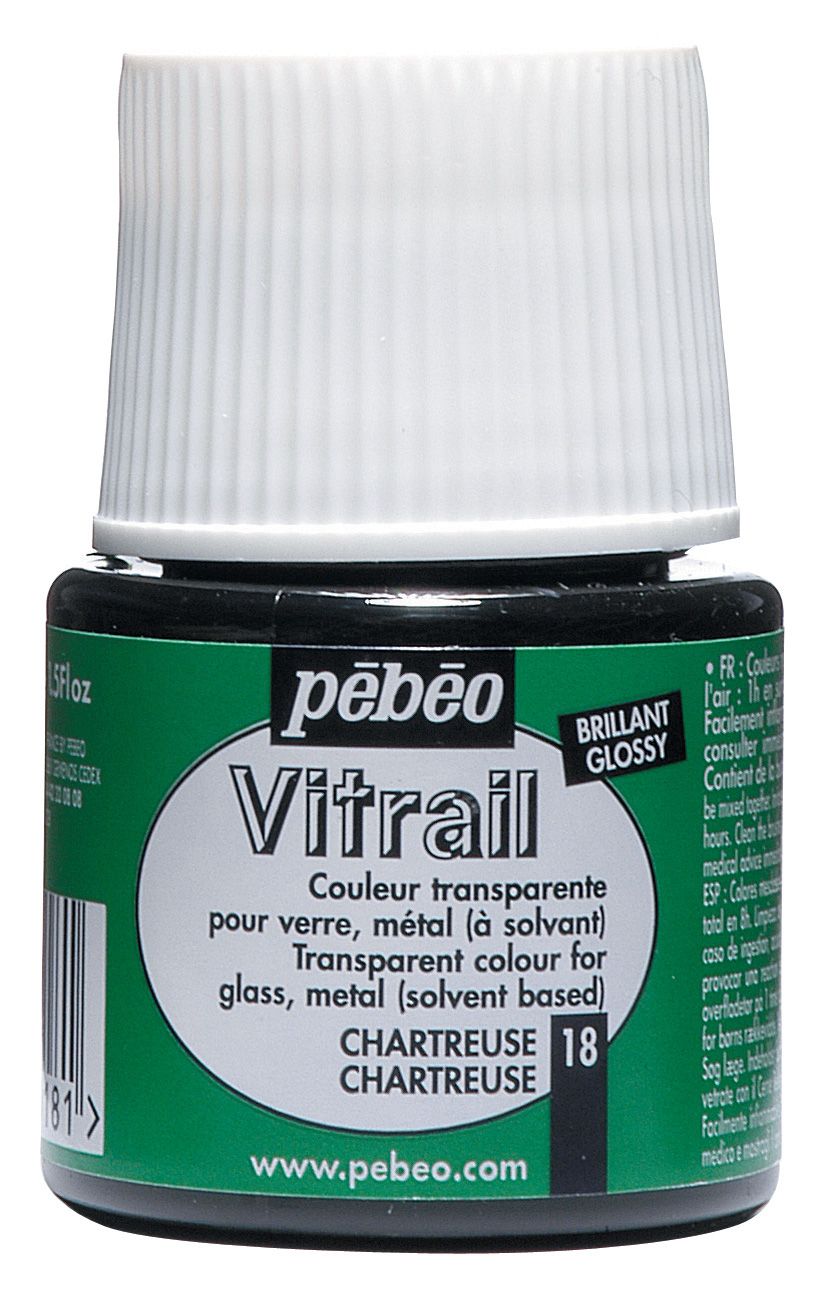 Pebeo Vitrail Transparent Chartreuse 45 ml