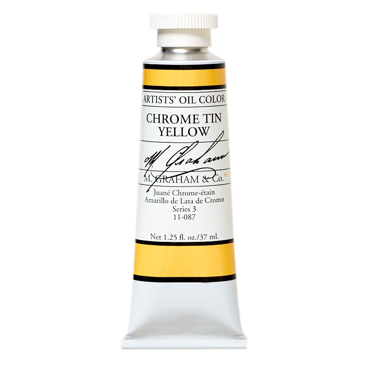 M Graham Oil Paint - Chrome Tin Yellow 37 ml