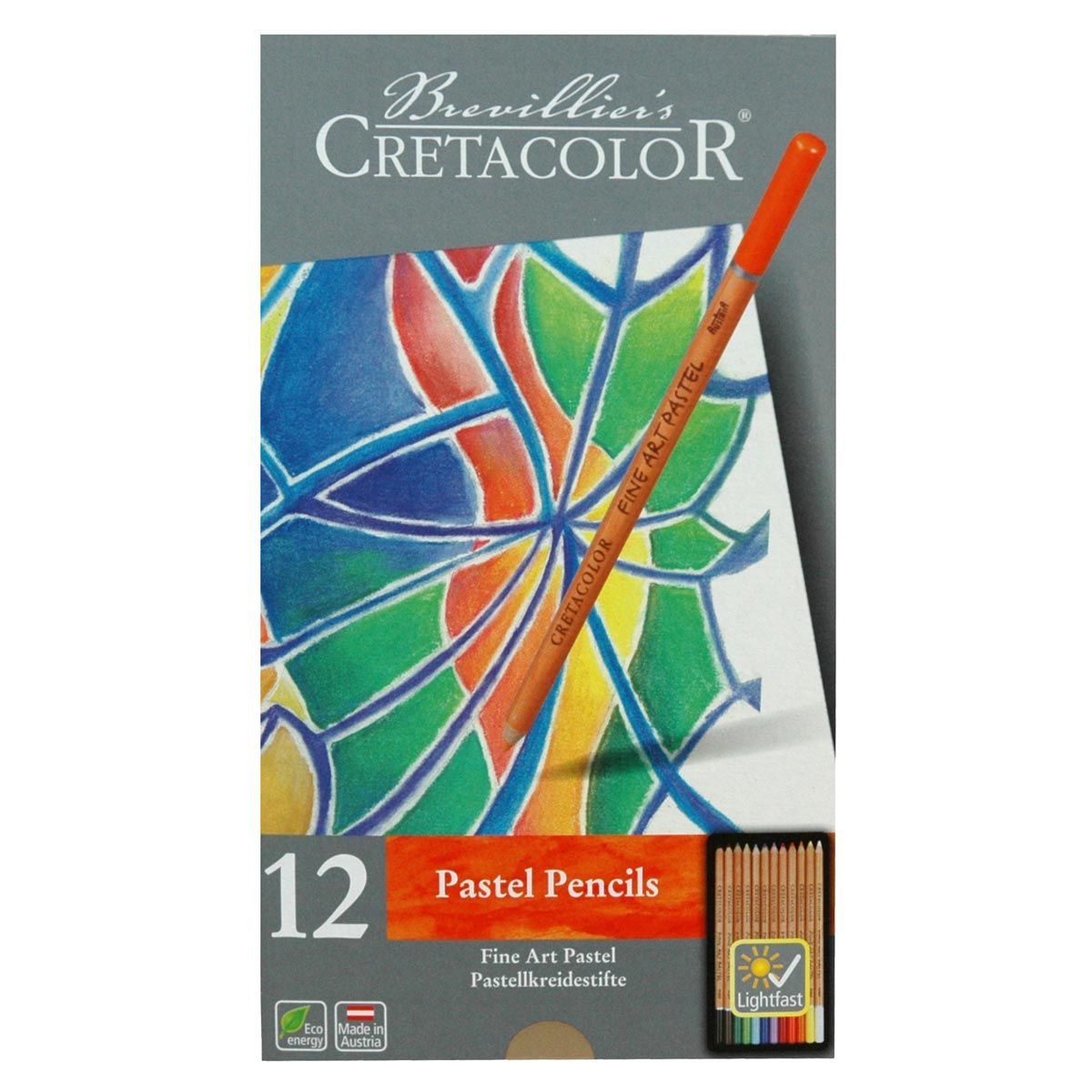 Cretacolor Fine Art Pastel Pencil Tin Set 12